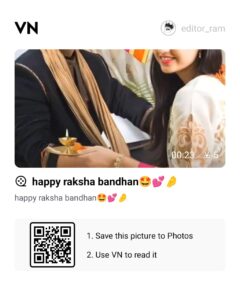 Raksha Bandhan Vn Template Qr Code 2024