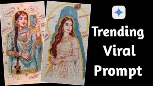 Hand - Drawn Portrait Trending Prompt 2025