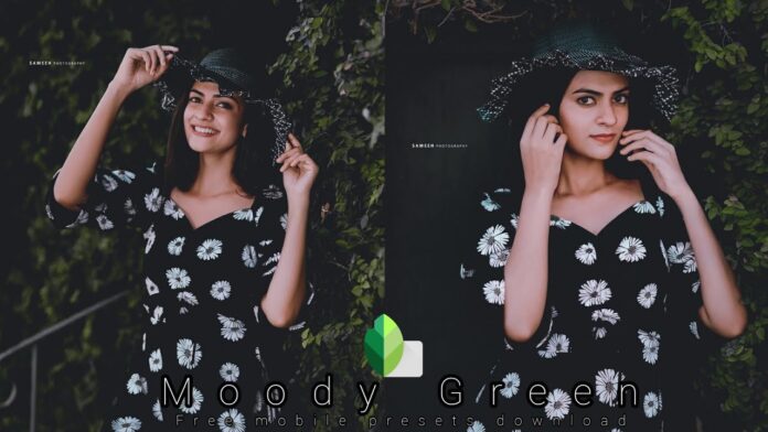Moody green