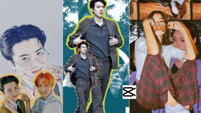 exo growl collage capcut template